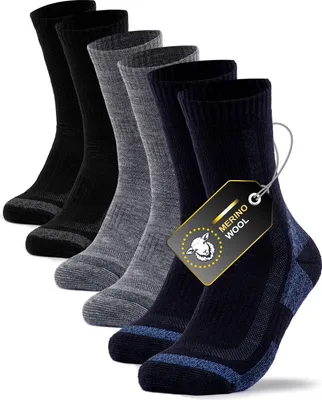 Produktbild von Occulto Herren Merino Thermo Socken 3er Pack (Modell: Erik) Blue-Mix 43-46