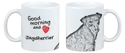 Zdjęcie produktu dla Jagdterrier – kubek z psem, kubek z motywem, spersonalizowany prezent marki Art-Dog