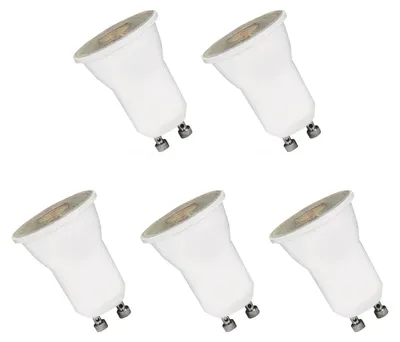 Produktbild von Spectrum GU10 LED Spot Lampe 2W 150lm 3000K Warmweiß 230V 5 Stück
