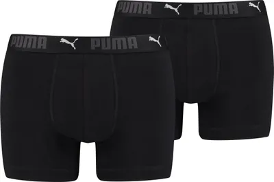 Produktbild von 2er Pack PUMA Sport Baumwolle Boxershorts Herren black L