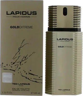 Obrázek produktu pro Lapidus Pour Homme Gold Extreme by Ted Lapidus Edt Spray 100 ml - Vůně pro muže