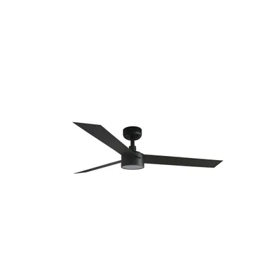 Zdjęcie produktu dla Energooszczędny wentylator sufitowy z oświetleniem LED i pilotem Cruiser L Black 132 cm