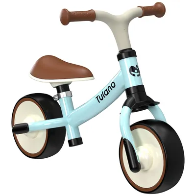Produktbild von TULANO Scout 15 Blue | Kinder Laufrad Lauflernrad Erstes Fahrrad | 18-48 Monate | ohne Pedal | höhenverstellbarer Sattel | Lenkradschloss