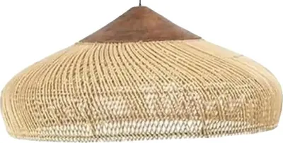 Produktbild von Kronleuchter, Rattanweberei, Elegantes Design, 4019, Keine Glühbirne (E27)-d