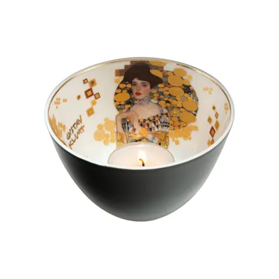 Immagine prodotto di Goebel Teelicht Gustav Klimt - Adele Bloch-Bauer, Artis Orbis, Teelichthalter, Porzellan, Bunt, 7.5 cm, 66522211