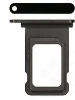 Produktbild von Ersatz SIM Tray Simkartenhalter für Apple iPhone 13 Pro/13 Pro Max (A2638, A2643) graphit