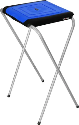 Obrázek produktu pro KOTARBAU® Stojan na odpadkové koše 1 přihrádka na odpadky 33 x 45 x 85 cm Modrý stojan na pytle Kovový plastový stojan na odpadkové koše Držák na odpadkové koše Držák na odpadkové koše Držák na odpadkové koše Držák na pytle