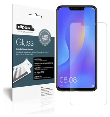 Produktbild von 2x Schutzfolie für Huawei P Smart Plus matt - Anti-Shock 9H Folie dipos Glass