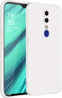 Produktbild von OPPO F11 Hülle, LaimTop Slim Liquid Silikon Gel Gummi Schutzhülle für OPPO F11 Weiß