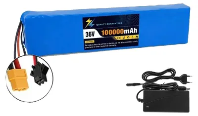 Zdjęcie produktu dla Akumulator litowy, napięcie znamionowe 36 V, pojemność 120 Ah, ładowarka XT60-SM