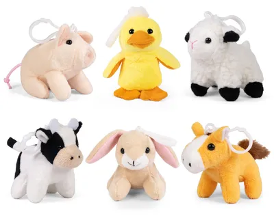 Produktbild von Living Nature Kuscheltier Bauernhof LITTLE Clips - 9cm Plüschspielzeug