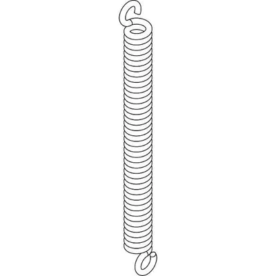 Produktbild von GU-937/934 HS Zugfeder für Hebegetriebeschloss, ab 200 kg, Stahl verzinkt