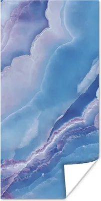 Produktbild von MuchoWow® Poster Natursteine - Lila - Mineralien 20x40 cm - Plakat - Foto