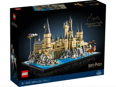 Produktbild von LEGO 76419 Harry Potter Schloss Hogwarts mit Schlossgelände, großes Set für Erwachsene, einschließlich berühmter Orte: Astronomieturm, Große Halle, Kammer des Schreckens, etc., Modellbausatz für Fans