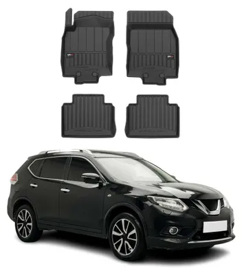 Obrázek produktu pro 2013-2021 Nissan X-Trail podlahové rohože TPE černé 4 ks