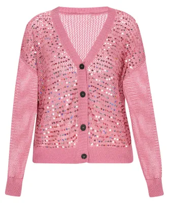 Image de Cardigan Jeona pour femme - mauve, XS/S