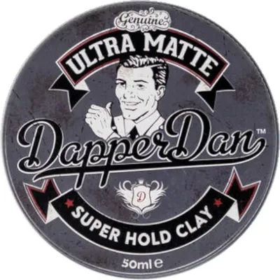 Zdjęcie produktu dla Dapper Dan Ultra Matte Clay - Matująca glinka do włosów, Travel Size, 50ml