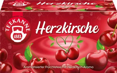 Produktbild von TEEKANNE Herzkirsche Tee 20 Portionen