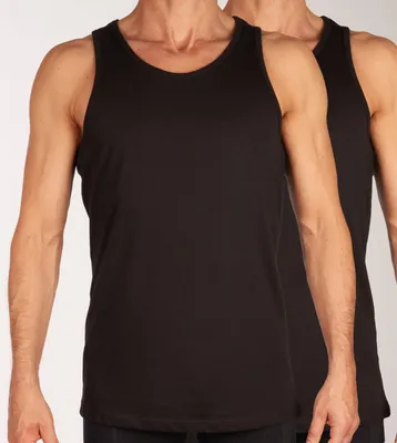 Image de Jack & Jones débardeur lot de 2 jacbasic tanktop black hommes