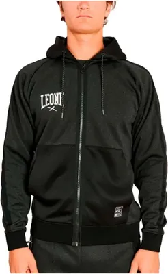 Produktbild von Leone1947 Melange Kapuzenpullover Grau M Herren,Damen Grau M
