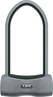 Immagine prodotto di ABUS U-lock 770A SmartX + supporto USKF - Lucchetto intelligente per bicicletta con Bluetooth e allarme - Funzionamento tramite app - Livello di sicurezza ABUS 15 - Altezza grillo 230 mm
