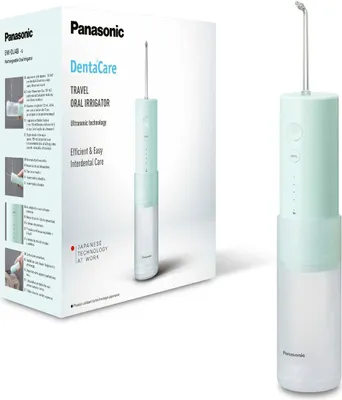 Obrázek produktu pro Panasonic EW-DJ4B, 0,15 l, Zelená, Bílá, Bezdrátová ústní sprcha, Sonický, 1600 pulsů/min, 647 kPa