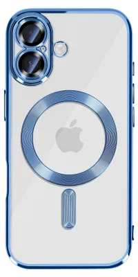 Produktbild von Avizar, Schutzhülle iPhone 17 MagSafe Kompatibel Chromrahmen Glänzend, Blau