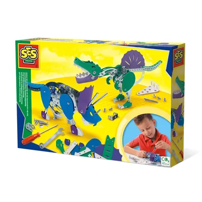 Immagine prodotto di Ses Creative Set di costruzioni in metallo Dino