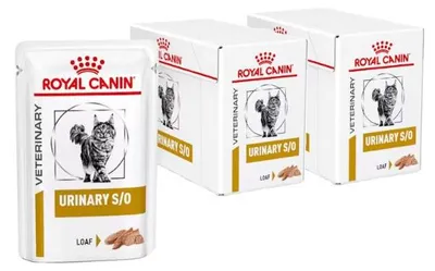Produktbild von Royal Canin Veterinary Urinary S/O 24x85g Nassfutter für Katzen gegen Struvitsteine ​​Pastete