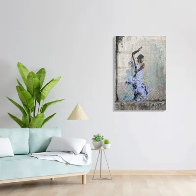 Image de Wallity, UV-589 - 45 x 65, Peinture décorative en verre trempé, Multicolore, 100 % verre trempé, 45 x 65 cm