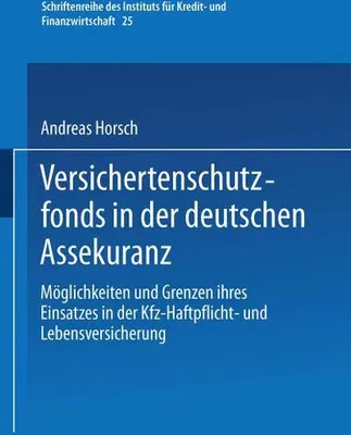 Obrázok produktu pre Versichertenschutzfonds in der deutschen Assekuranz