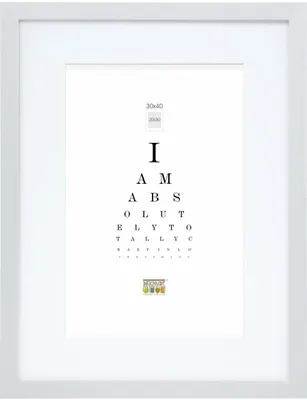 Obrázok produktu pre Deknudt drevený rám na fotografie S66KD1, strieborný, 15x20 cm, s paspartou
