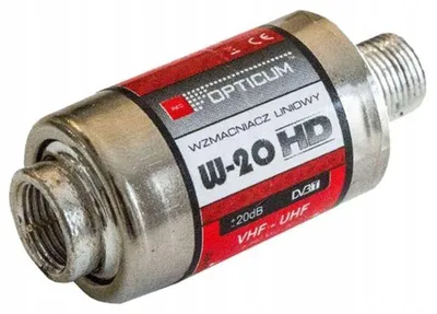 Obrázek produktu pro TV linkový zesilovač OPTICUM AX-W20 VHF/UHF, 20dB/5-12V "F"