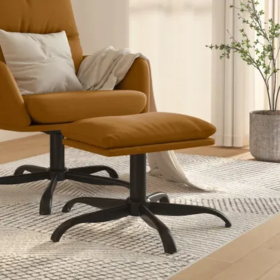 Produktbild von Fußhocker Braun 60x60x39 cm Samt , Sitzhocker Design 2024