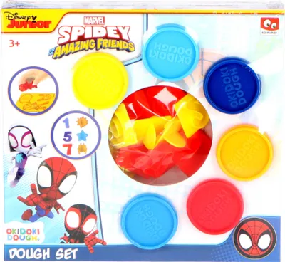 Image de Spiderman Okidoki Clay Shapes + Figures 2 Assorted