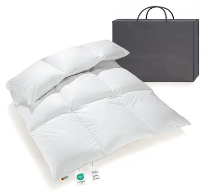 Produktbild von Extra warme 100% Winter Daunendecke sibirische Daunen 135x200 1200g