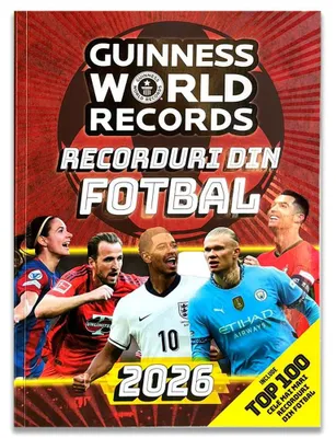 Produktbild von Guinness World Records 2026: Fußballrekorde – Ausgabe in rumänischer Sprache