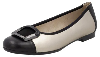 Produktbild von Remonte Ballerinas - Metallic Leder