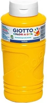 Produktbild von Giotto Fingerfarbe 750 ml Farbe gelb