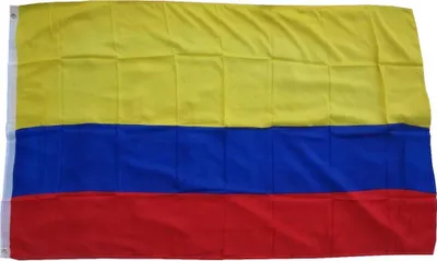 Obrázok produktu pre Vlajka Colombia 90 x 150 cm vlajka s 2 očkami 100g/m² hmotnosť tkaniny zdvihák vlajky zdvihák