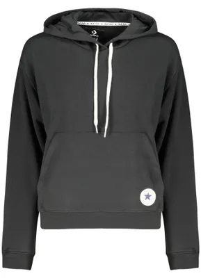 Produktbild von Stylisches Damen Kapuzen-Sweatshirt in Schwarz mit Kängurutasche