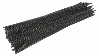Immagine prodotto di Colorazioni - Nero Chenilledraad, 100 pezzi.