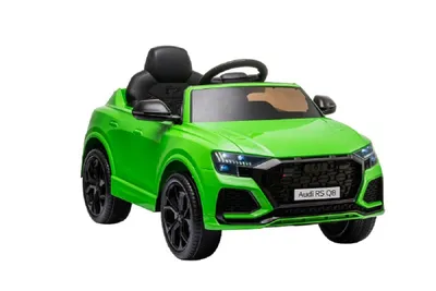 Immagine prodotto di Veicolo per bambini - Auto elettrica "Audi RS Q8" - licenza - batteria 12V7A e 2 motori - 2.4Ghz + MP3 + pelle + EVA verde