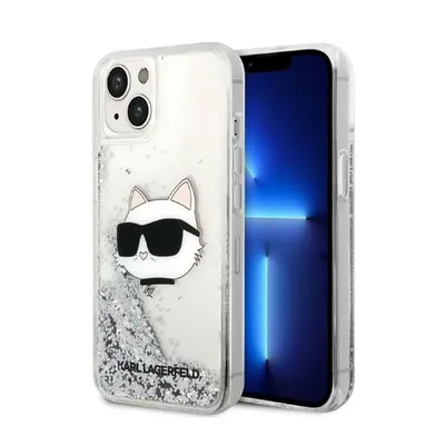 Immagine prodotto di Karl Lagerfeld Klhcp14Mlnchcs Custodia rigida Iphone 14 Plus / 15 Plus 6,7 Srebrny/Argento Glitter Choupette Head