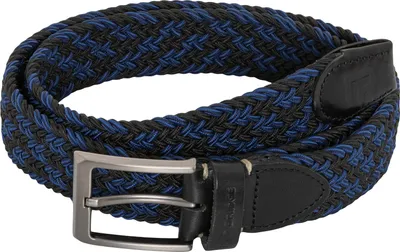 Produktbild von Red Bridge Herren Gürtel Geflochten mit Leder Saxeblau-Schwarz 90
