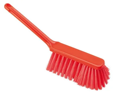 Image de Balayette à poils Haug, rouge, en plastique, 31,0 cm de large