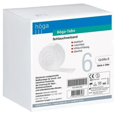 Produktbild von Höga-Tube Schlauchverband Gr. 6 - 10cmx20m 1 St