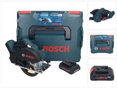 Produktbild von Bosch GKM 18V-50 Professional Akku Metall Handkreissäge 18 V 136 mm Brushless + 1x ProCORE Akku 4,0 Ah + L-Boxx - ohne Ladegerät