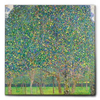 Immagine prodotto di Giallobus - Il pero - Gustav Klimt - 70L x 70l cm - Quadro - Tela Canvas Telaio Standard