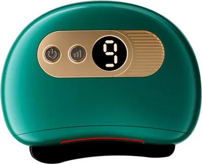 Produktbild von INF Elektrisches Gua Sha Massagegerät - Wärme, Vibration für Gesicht und Körper Grün